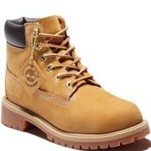 Timberland Kid's Youth Tan Leather Waterproof Classic 6" Work Boot Sz 1
